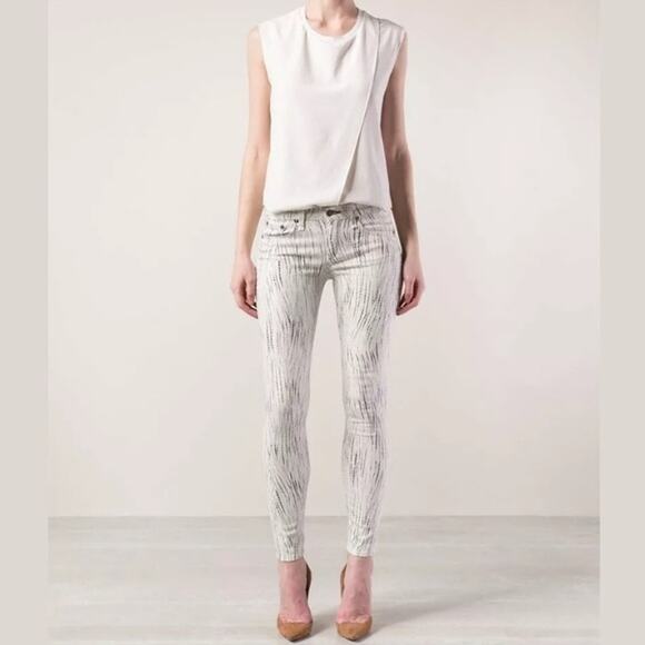 NWT Rag & Bone Riptide Skinny Jeans - Size 24 - Picture 1 of 9